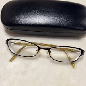 TED BAKER Tan Eyeglass Frames.